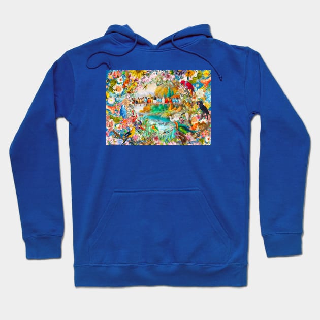 Birdsong Hoodie by Phatpuppy Art